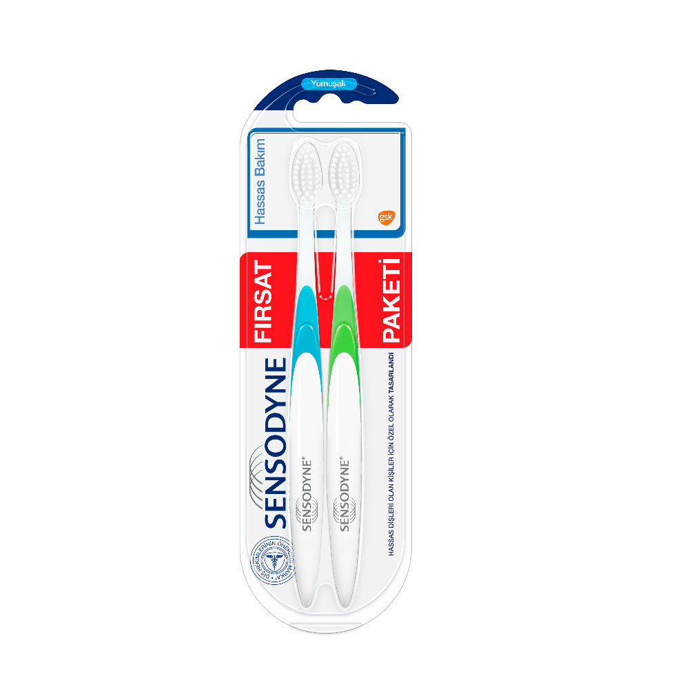 Sensodyne Diş Fırçası Hassas Temizlik Soft 1+1