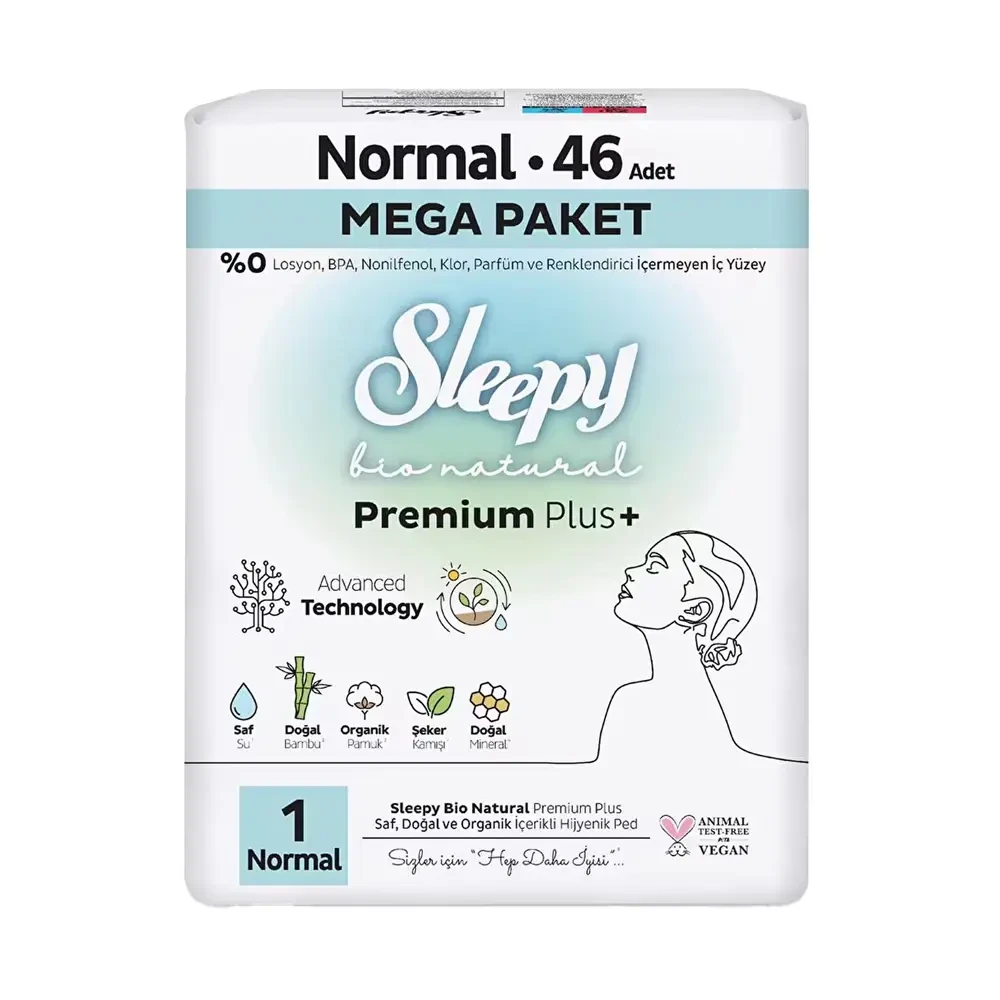 Sleepy Bio Natural Ped Mega Normal 46 Lı