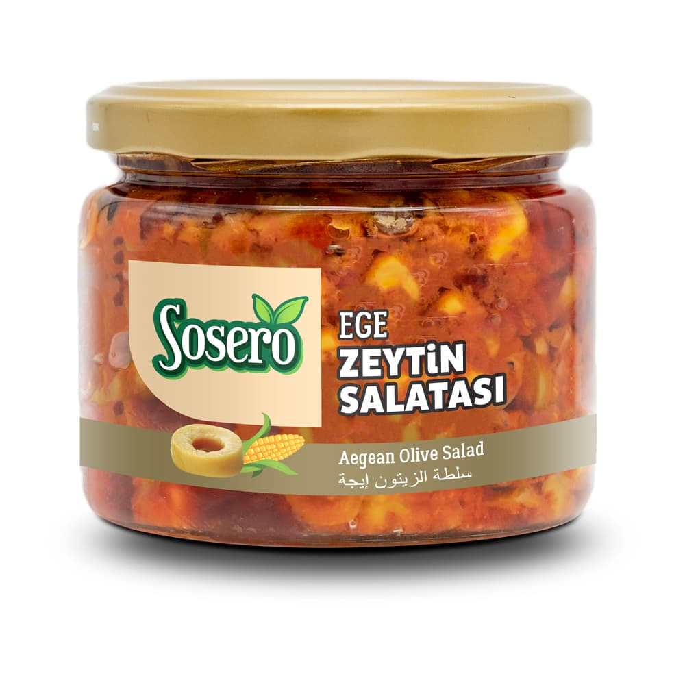 Sosero Ege Zeytin Salatası 290 Gr Kvz
