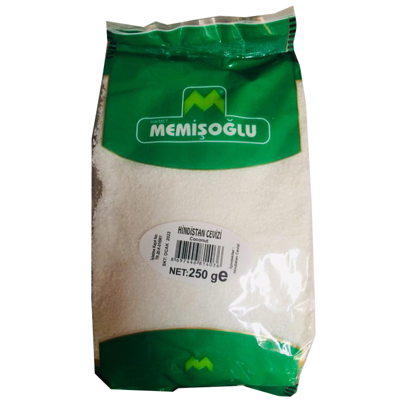 Memişoğlu Hindistan Cevizi 250 Gr  