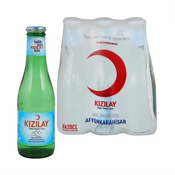 Kızılay Maden Suyu Afyon 200 Ml*6 Lı