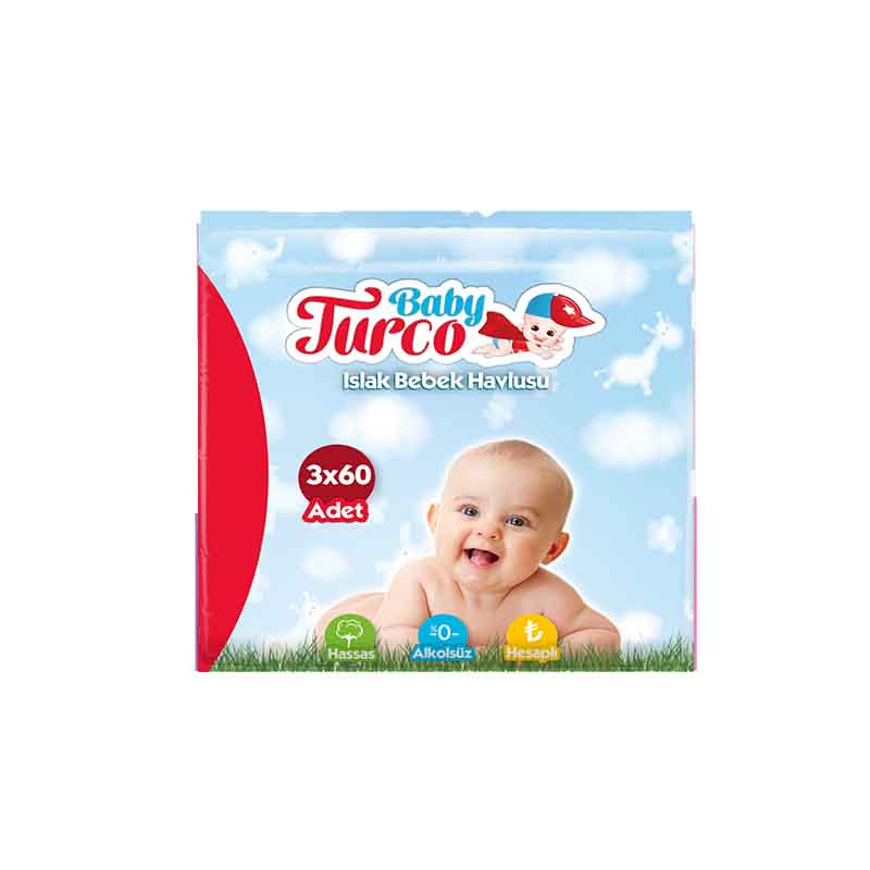 Baby Turco Islak Havlu 60 Lı*3 