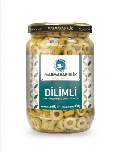 Marmara B.Yeşil Zeytin Dilimli 350 Gr