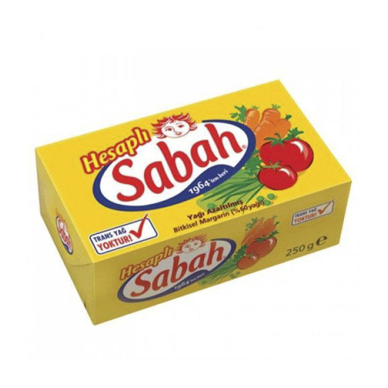Sabah Margarin 250 Gr Paket  4110-58   