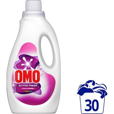 Omo Matik Sıvı 1500  Ml Cold Power Renkliler