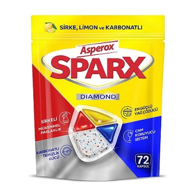 Asperox Sparx Diamond Bul.Mak.Kapsül 72 Lı