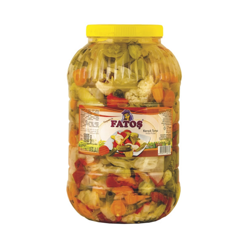 Fatoş Türlü Turşu 5000 Gr (Net:2500 Gr)