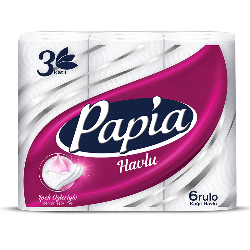 Papia Havlu 6 Lı