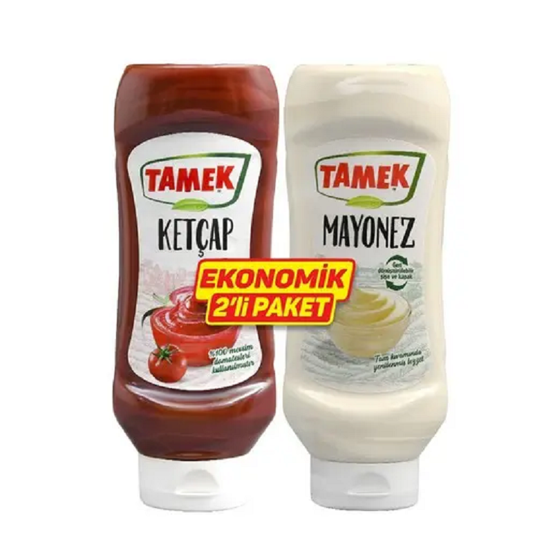Tamek Ketçap 600 Gr+Mayonez 540 Gr 