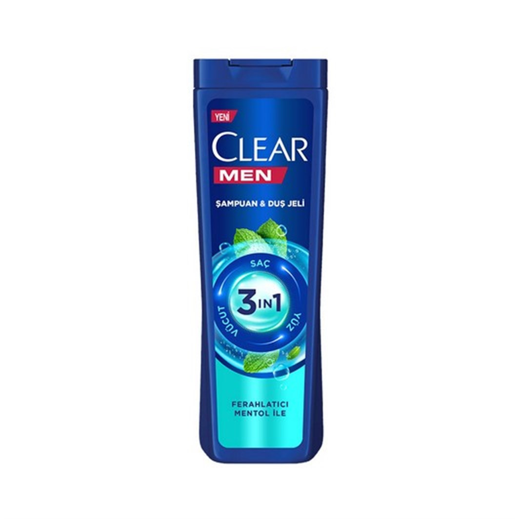 Clear 350 Ml Men 3IN1 Coll Sport Menthol