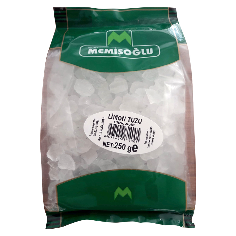 Memişoğlu Limon Tuzu 250 Gr