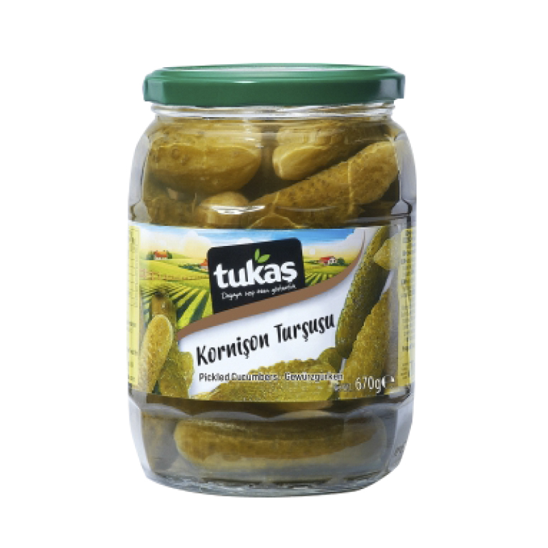 Tukaş Kornişon Turşu No:2 670 Gr