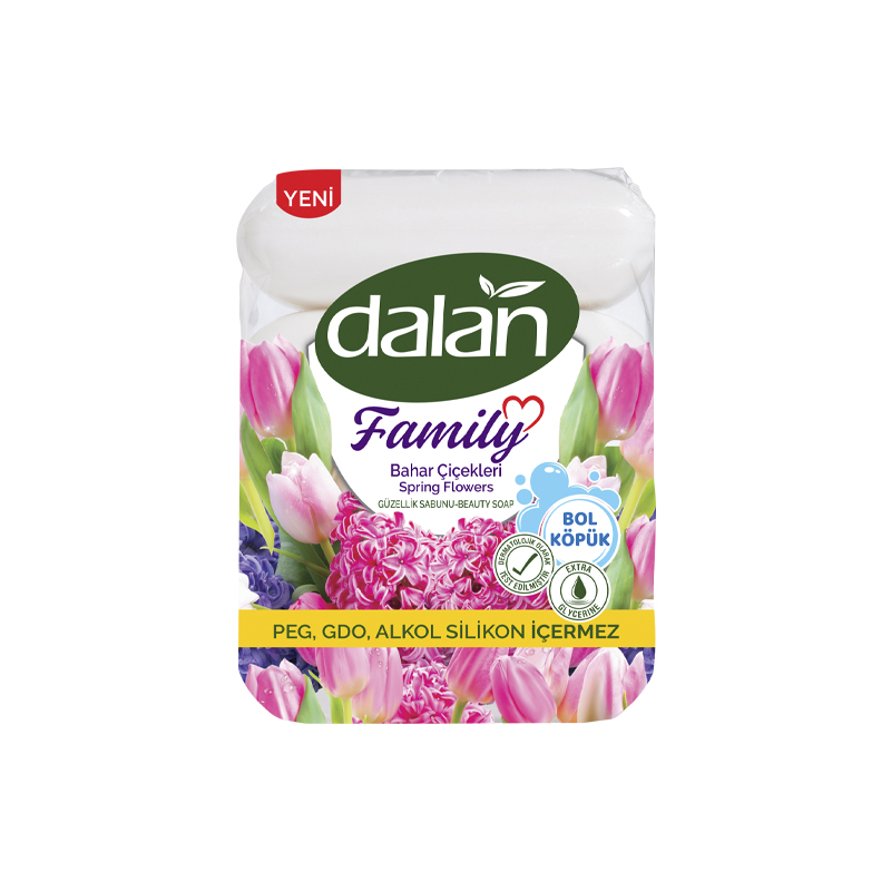 Dalan Family Sabun 75 Gr*4 Bahar Çiçekleri