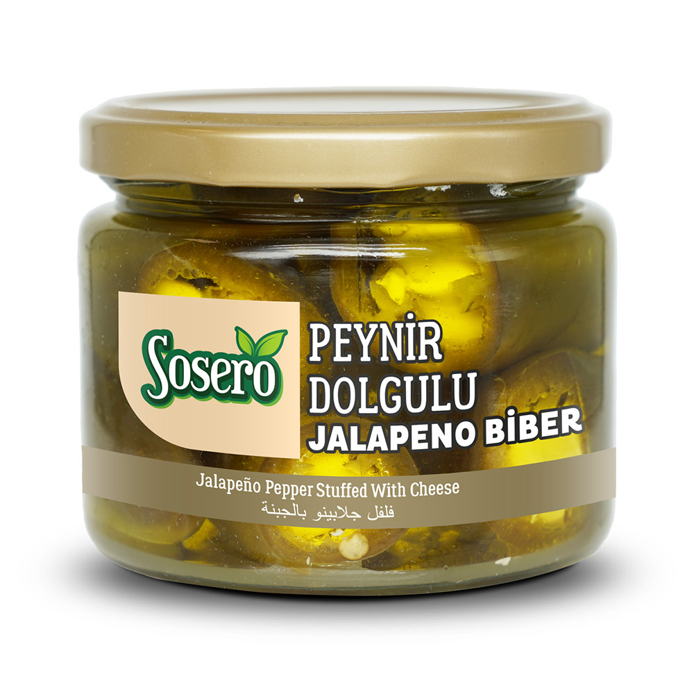 Sosero Peynir Dolgulu Jalapeno Biber  290 Gr Kvz