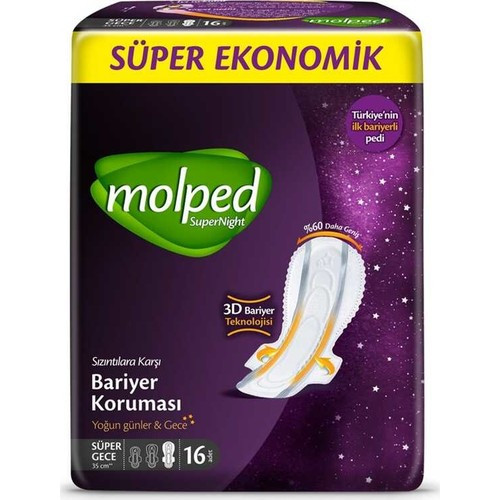 Molped Süpernight Gece 16 Lı