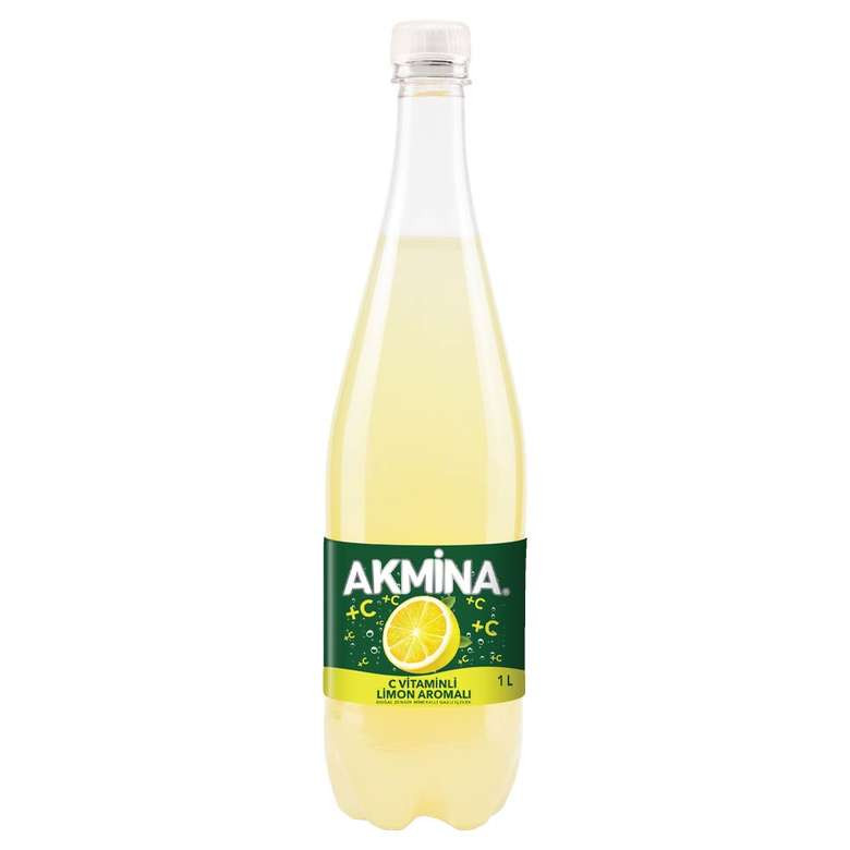 Akmina Maden Suyu Limon Aromalı 1 lt 