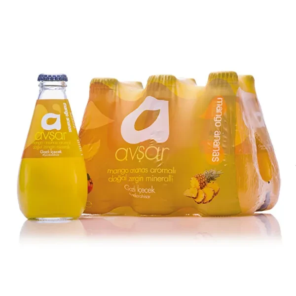 Avşar Maden Suyu 200 Ml*6 Lı Mango Ananas