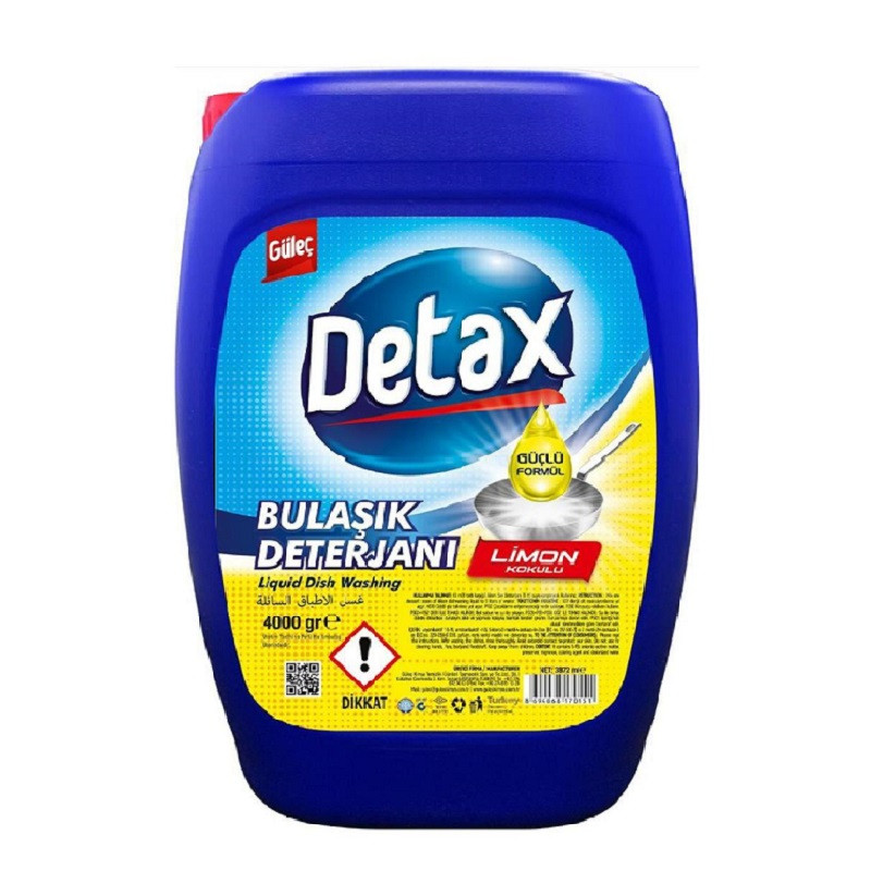 Detax Sıvı Bulaşık Deterjanı 4 Kg 